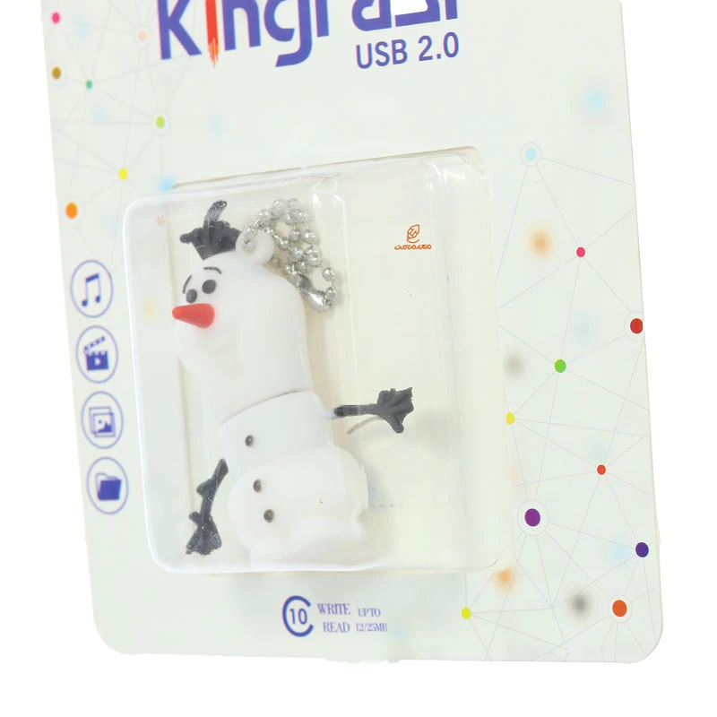 فلش 64 گیگابایت فانتزی طرح آدم برفی کینگ فست KING FAST (1)