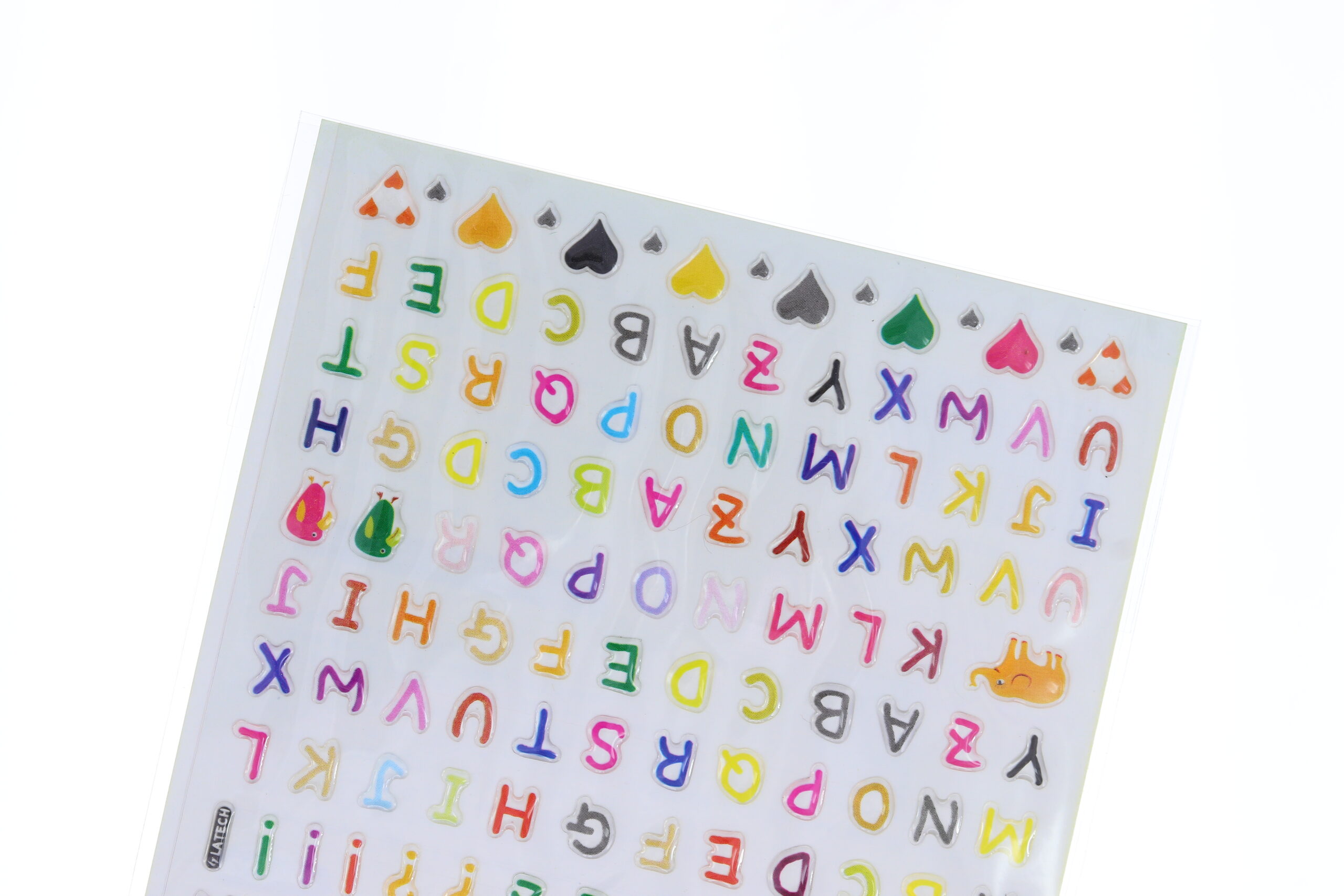 برچسب (استیکر) فانتزی کد 0113-67 طرح حروف انگلیسی FUNNY (1)