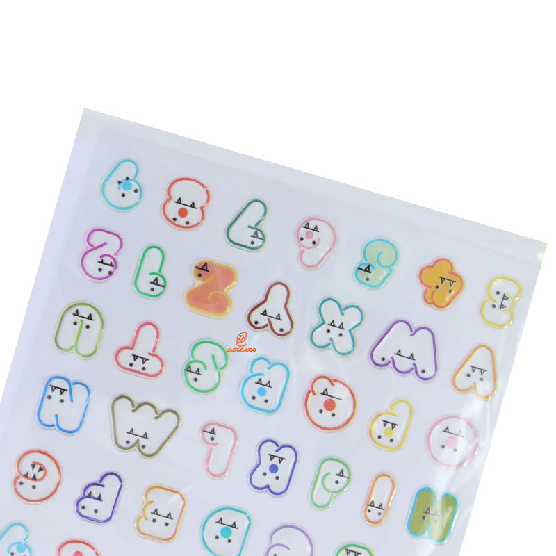 برچسب (استیکر) فانتزی کد 15S-L405 طرح حروف انگلیسی FUNNY (1)