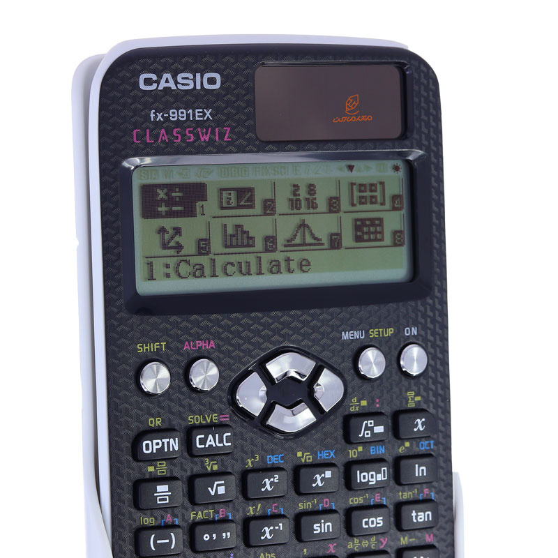 Photo of Casio engineering calculator menu