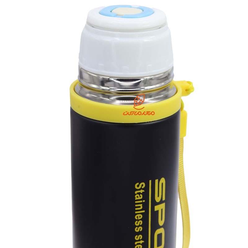 فلاسک 500 میل بند دار مشکی طرح اسپورت STAINLESS (4)