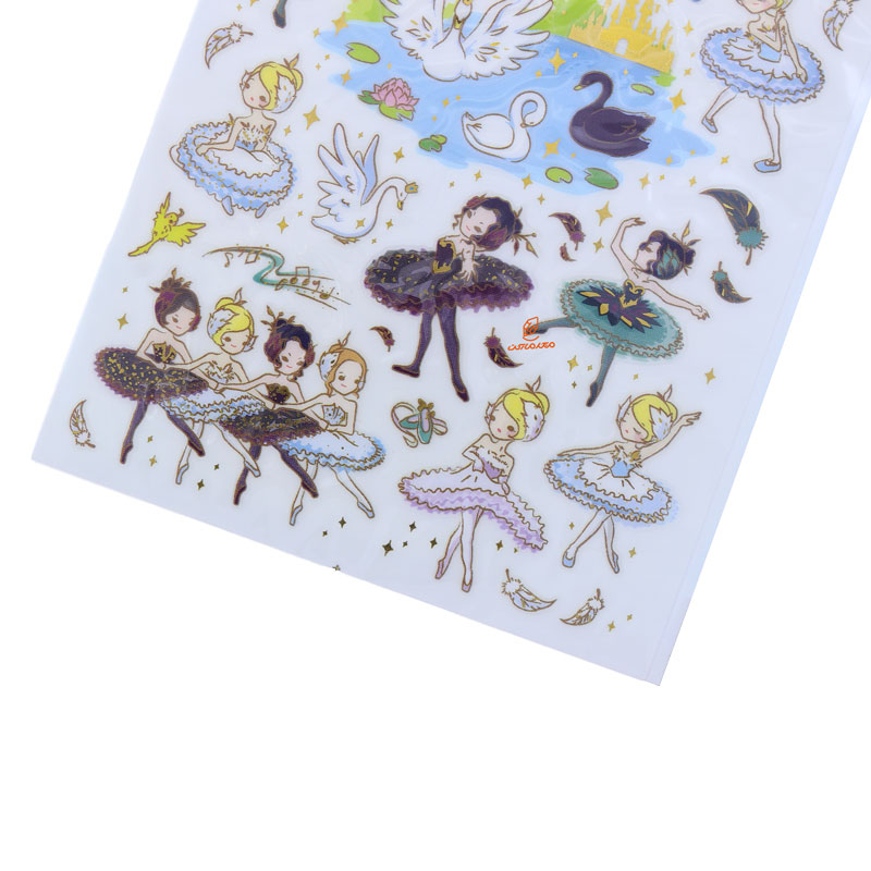 برچسب فانتزی کد 15S-T903 طرح دختر بالرین FUNNY (3)