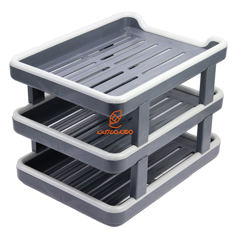 کازیو رومیزی 3 طبقه طوسی شیکا