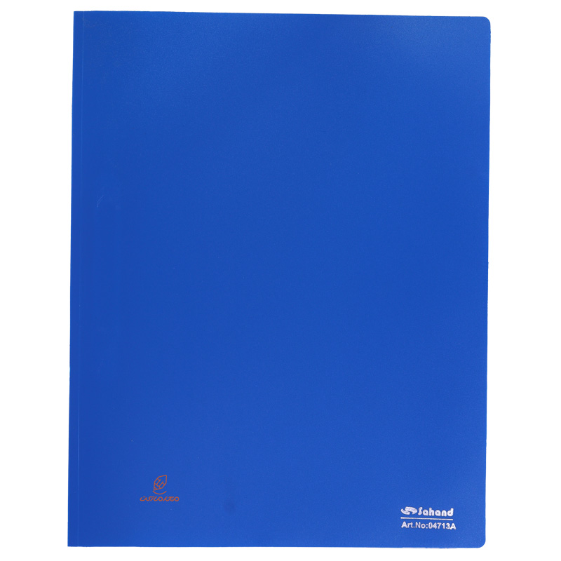 پوشه پلاستیکی شفاف آبی A4 مدل اکو 4713 سهند (3)