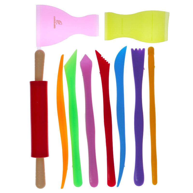 ست ابزار 10 عددی پلاستیکی مجسمه سازی