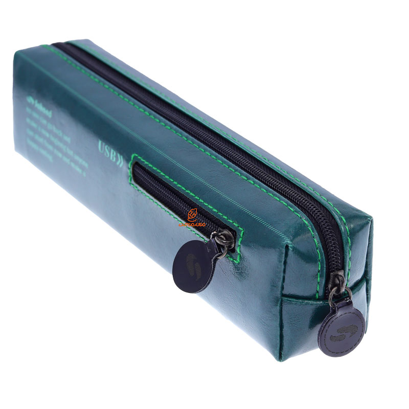 جامدادی چرم سبز مدل وینیل 738 سهند (5)