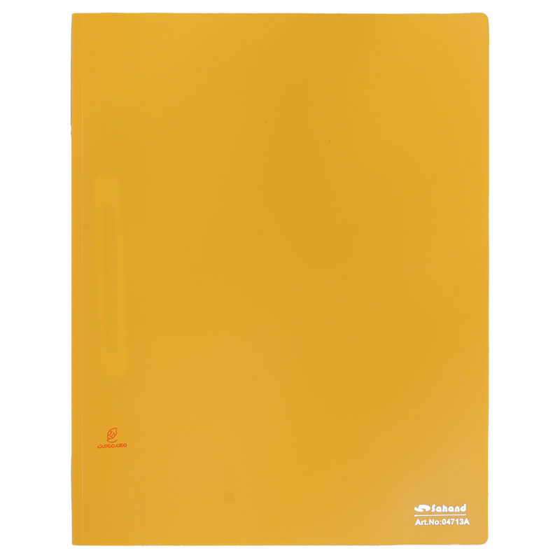 پوشه پلاستیکی شفاف زرد A4 مدل اکو 4713 سهند (3)