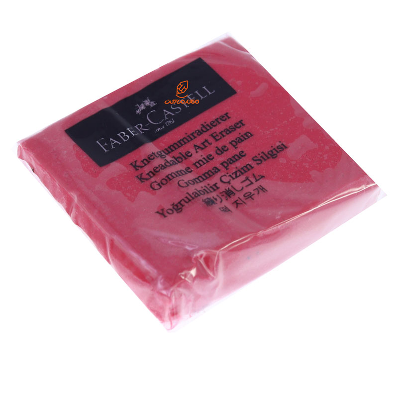 پاک کن خمیری بدون قاب قرمز فابر کاستل FABER CASTELL (1)