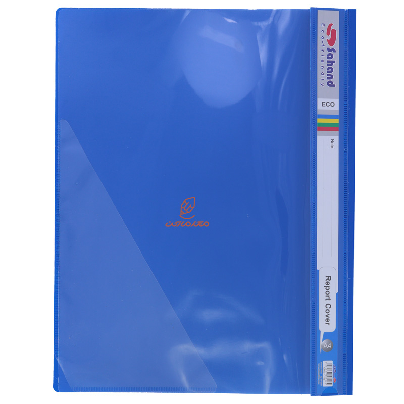 پوشه پلاستیکی شفاف آبی A4 مدل اکو 4713 سهند
