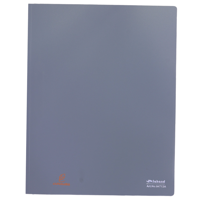 پوشه پلاستیکی شفاف طوسی A4 مدل اکو 4713 سهند