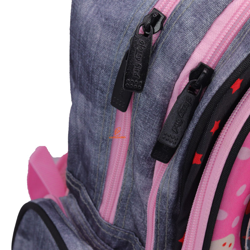 کوله پشتی سه تکه طرح دختر 2362 گلسی برد GLOSSY BIRD (12)