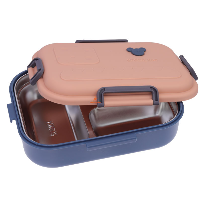 ظرف غذا یک طبقه 981 آبی تیره CHEESE RAT (3)