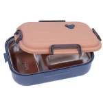ظرف غذا یک طبقه 981 آبی تیره CHEESE RAT (3)