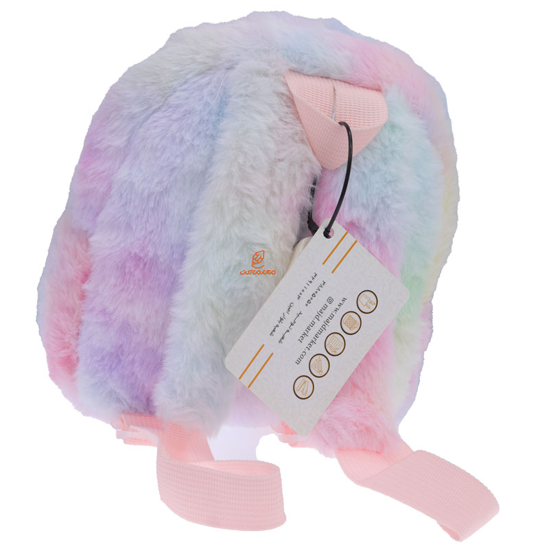 کیف فانتزی پولیشی رنگین کمانی طرح گربه چشم ستاره ای (3)