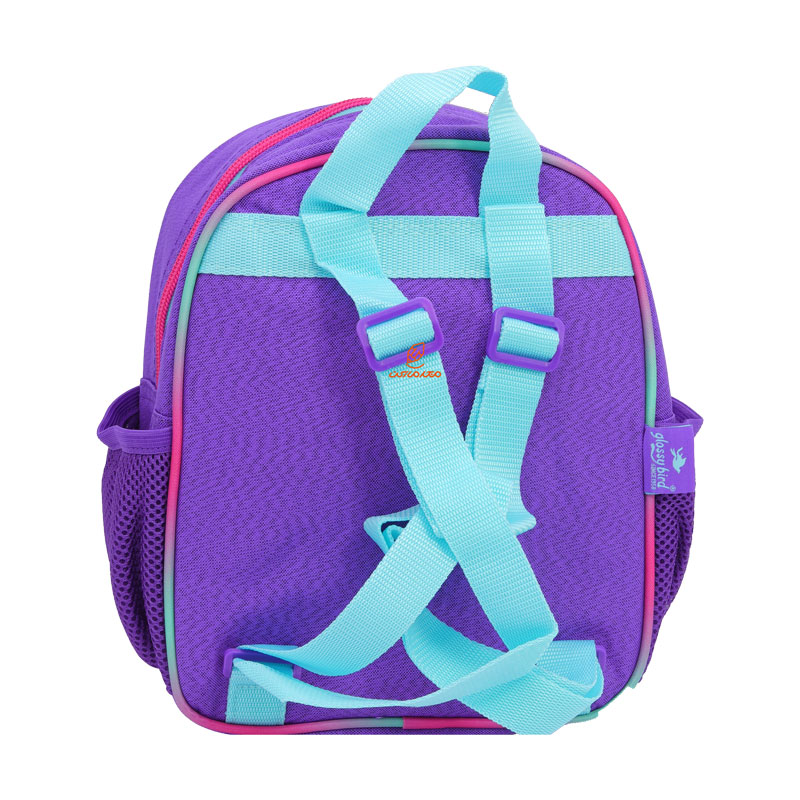 کوله پشتی سه تکه طرح دختر مو طلایی 2571 گلسی برد GLOSSY BIRD (9)