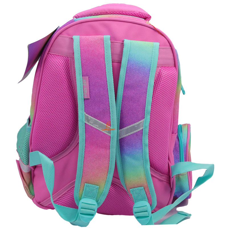 کوله پشتی دو تکه پولک دار طرح یونی کورن 2706 گلسی برد GLOSSY BIRD (5)