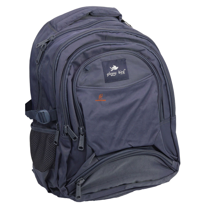 کوله پشتی دو تکه طوسی 2579 گلسی برد GLOSSY BIRD (3)