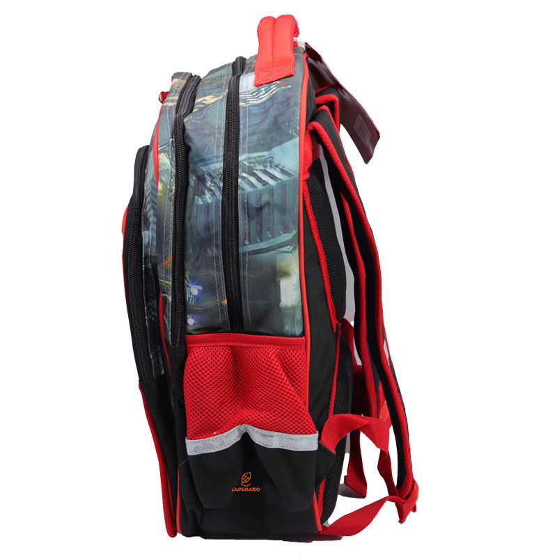 کوله پشتی سه تکه طرح ماشین مسابقه 2624 گلسی برد GLOSSY BIRD (6)