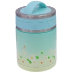 ظرف غذا یک طبقه استیل W137 آبی PINKAH (3)