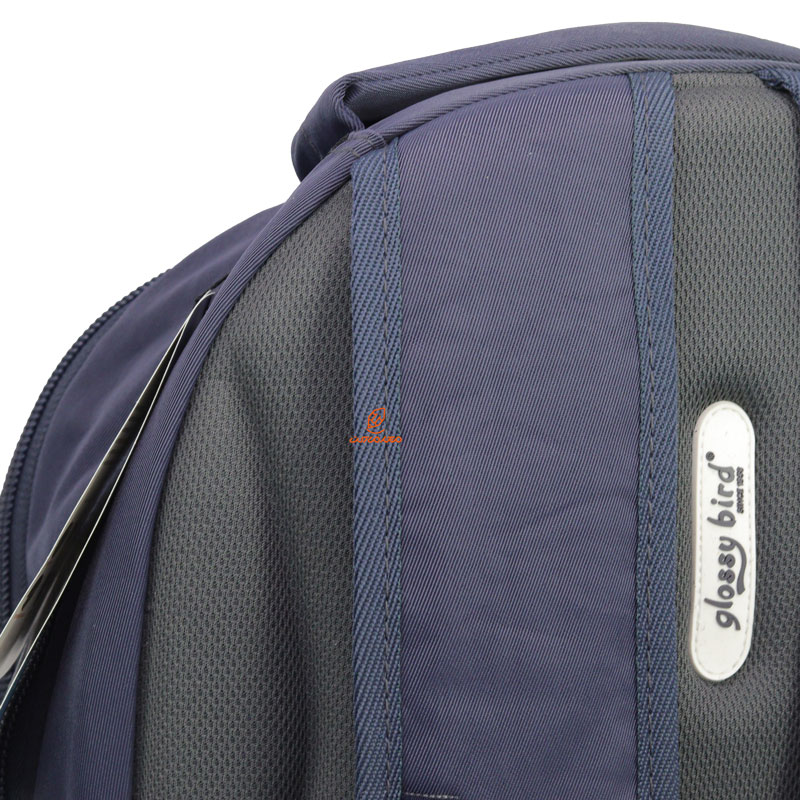 کوله پشتی دو تکه طوسی 2579 گلسی برد GLOSSY BIRD (8)