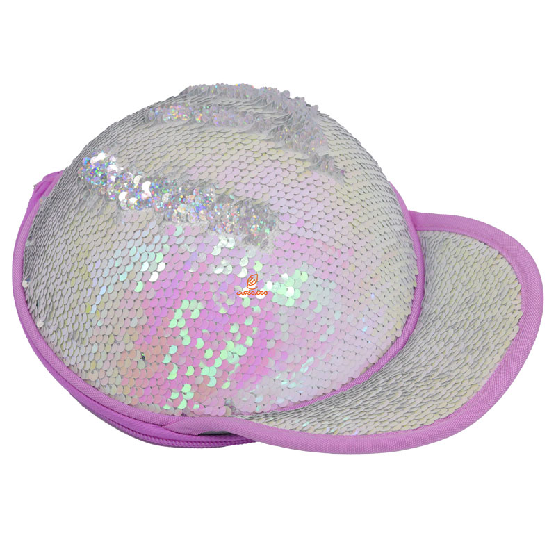 کوله پشتی چرخ دار طرح یونی کورن صورتی 2688 گلسی برد GLOSSY BIRD (11)