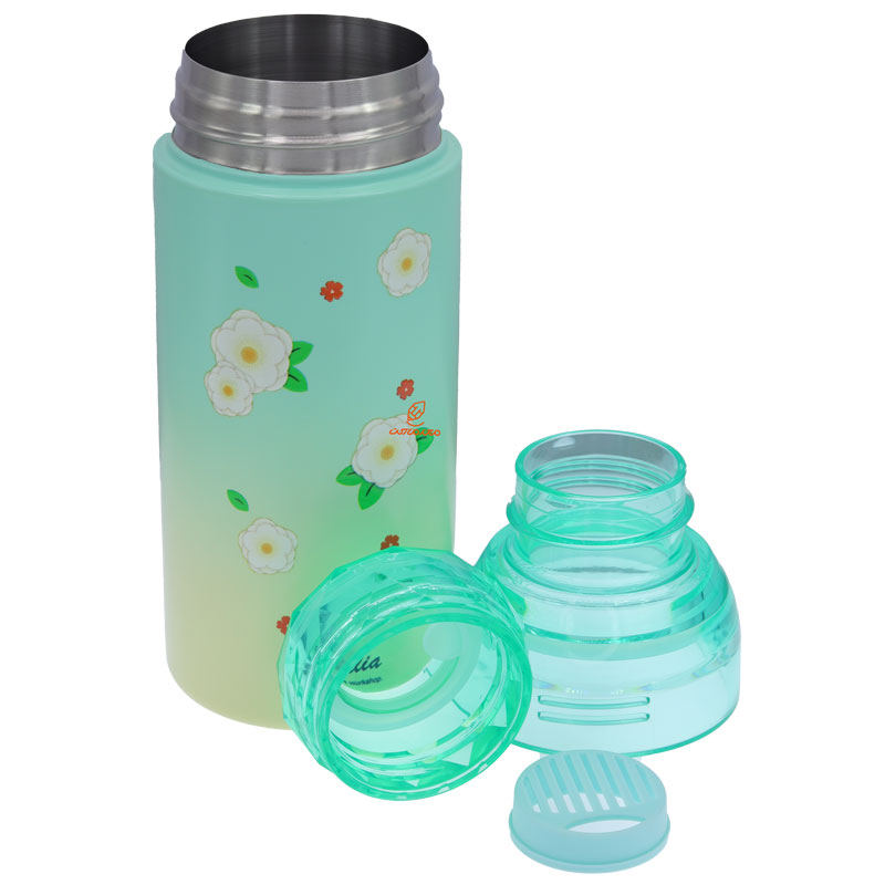 قمقمه فلاکسی 420 میل W-184 سبز PINKAH (1)