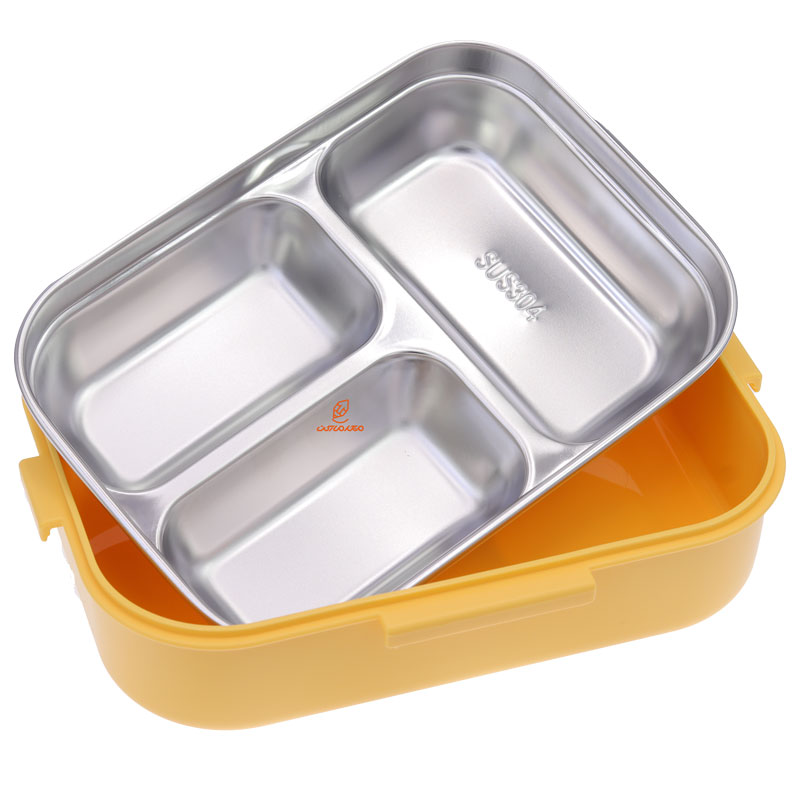 ظرف غذا یک طبقه 981 زرد CHEESE RAT (1)