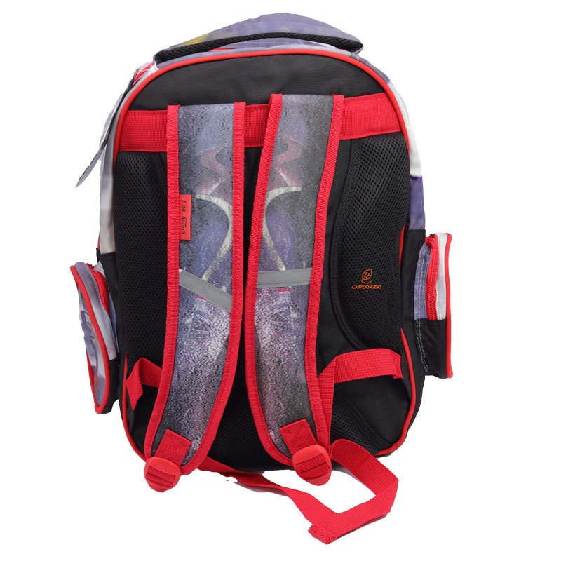 کوله پشتی سه تکه طرح ماشین مسابقه 2402 گلسی برد GLOSSY BIRD (5)