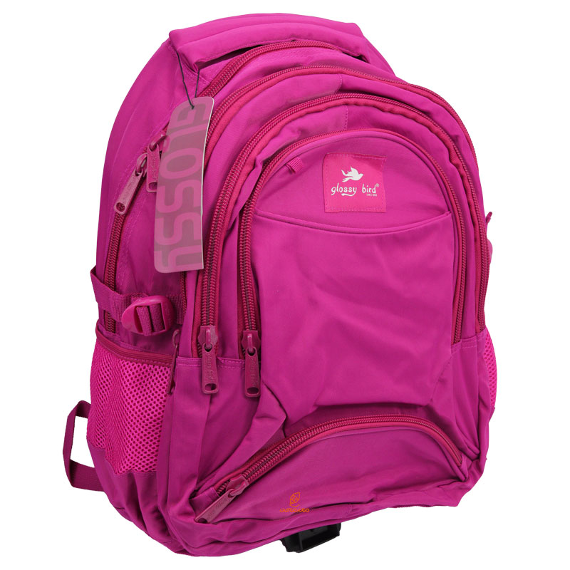 کوله پشتی دو تکه سرخابی 2579 گلسی برد GLOSSY BIRD (3)