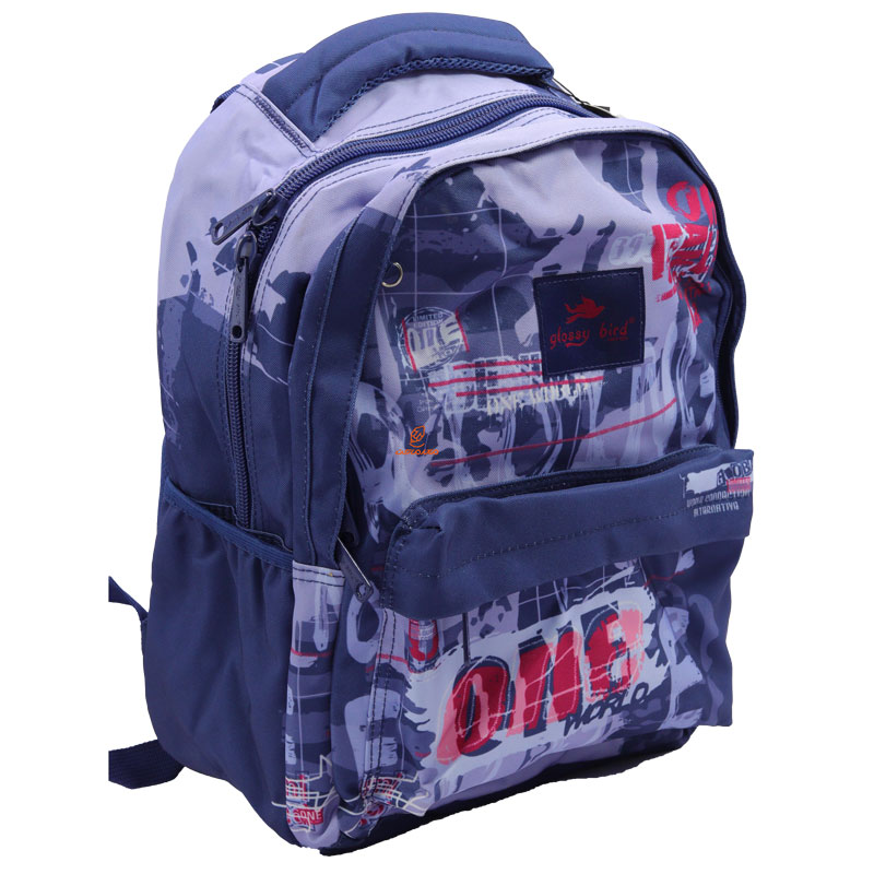 کوله پشتی آبی 2667 گلسی برد GLOSSY BIRD (3)