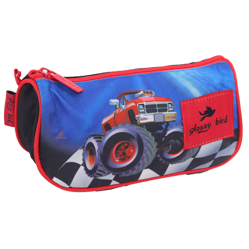 کوله پشتی سه تکه طرح برجسته ماشین کد 2405 گلسی برد GLOSSY BIRD (10)