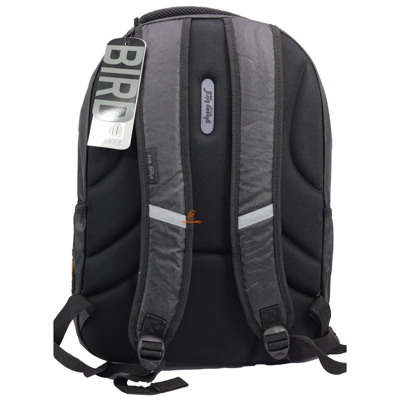 کوله پشتی دخترانه پولک دار مشکی 2666 گلسی برد GLOSSY BIRD (5)