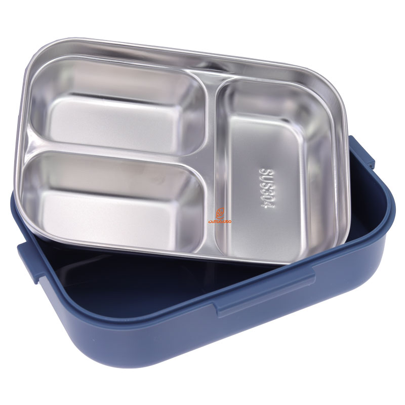 ظرف غذا یک طبقه 981 آبی تیره CHEESE RAT (1)