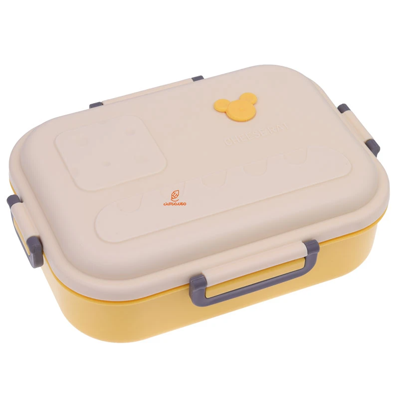 ظرف غذا یک طبقه 981 زرد CHEESE RAT (2)