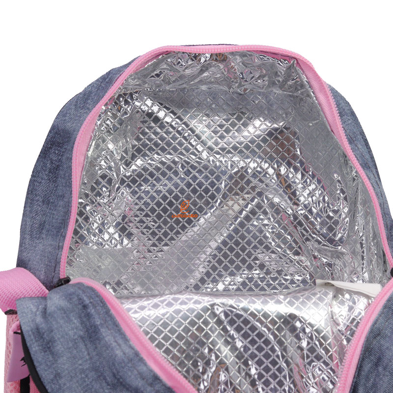 کوله پشتی سه تکه طرح دختر 2362 گلسی برد GLOSSY BIRD (11)