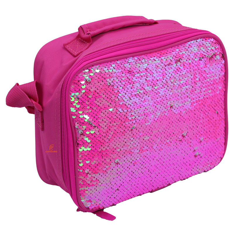 کوله پشتی سه تکه پولکی سرخابی گلسی برد GLOSSY BIRD (9)