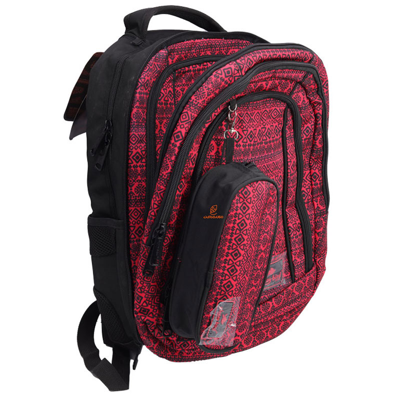 کوله پشتی سه تکه قرمز 2583 گلسی برد GLOSSY BIRD (2)