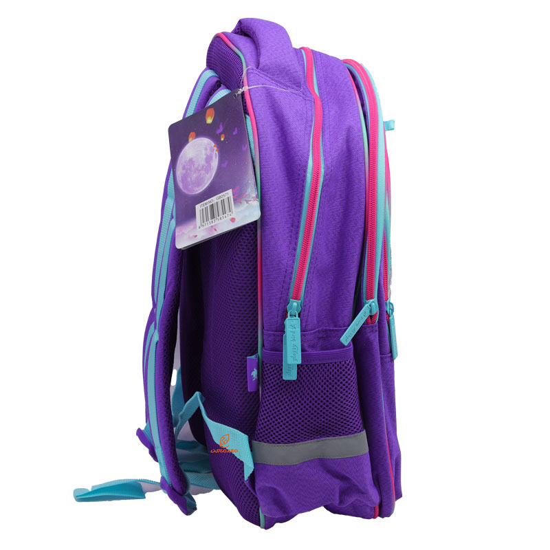 کوله پشتی سه تکه طرح دختر مو طلایی 2571 گلسی برد GLOSSY BIRD (4)