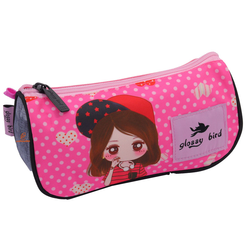 کوله پشتی سه تکه طرح دختر 2362 گلسی برد GLOSSY BIRD (9)