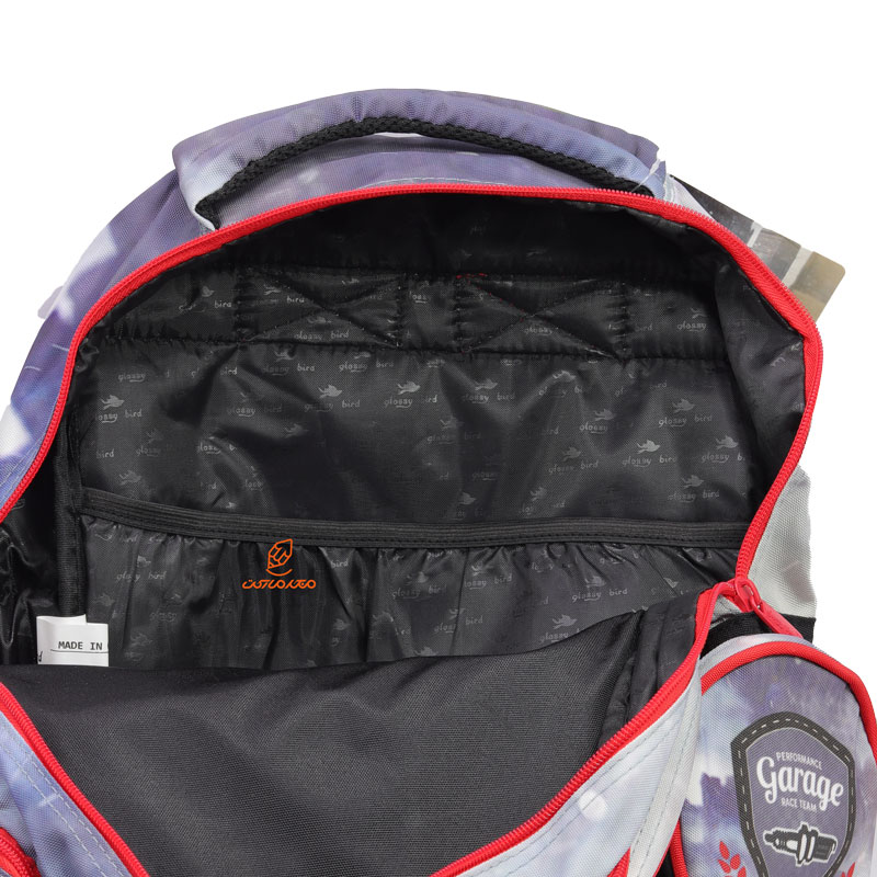 کوله پشتی سه تکه طرح ماشین مسابقه 2402 گلسی برد GLOSSY BIRD (7)