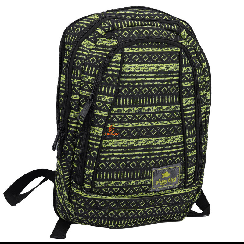 کوله پشتی سه تکه زرد 2583 گلسی برد GLOSSY BIRD (8)