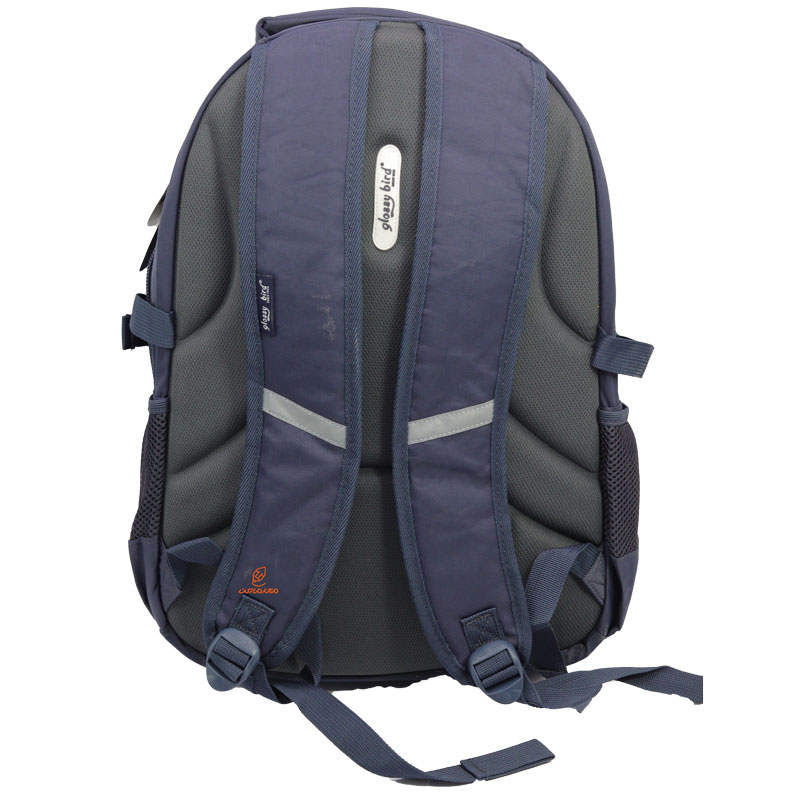 کوله پشتی دو تکه طوسی 2579 گلسی برد GLOSSY BIRD (5)