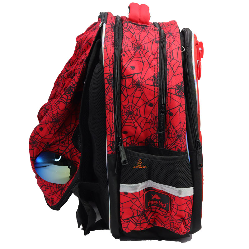 کوله پشتی سه تکه طرح مرد عنکبوتی 2689 گلسی برد GLOSSY BIRD (4)