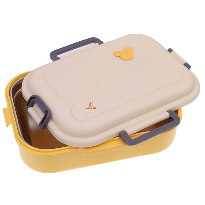 ظرف غذا یک طبقه 981 زرد CHEESE RAT (3)