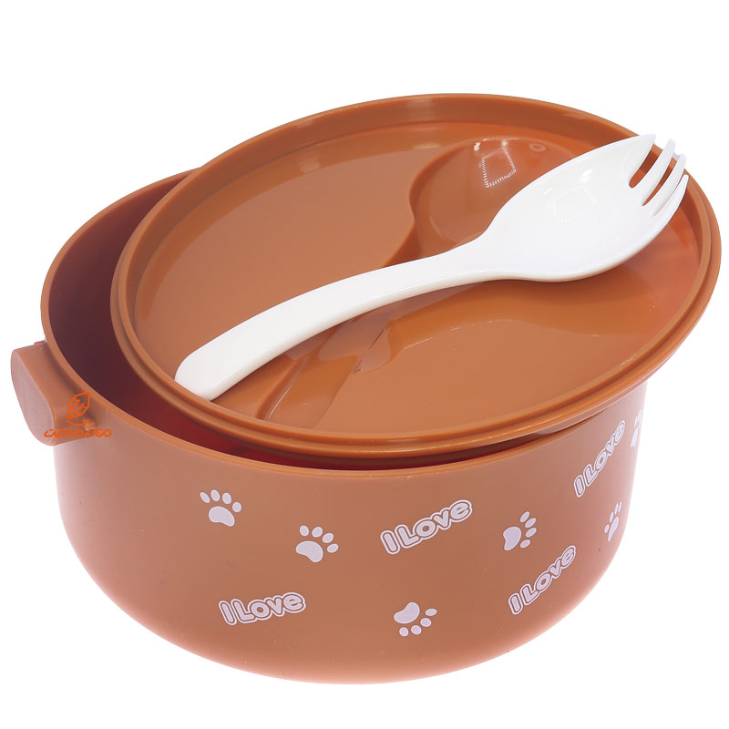 ظرف غذا یک طبقه 3073 قهوه ای خرس BEAR (6)