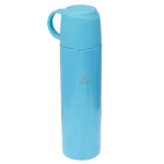 فلاسک 500 میل لیوان دار 606 آبی طرح گربه (3)
