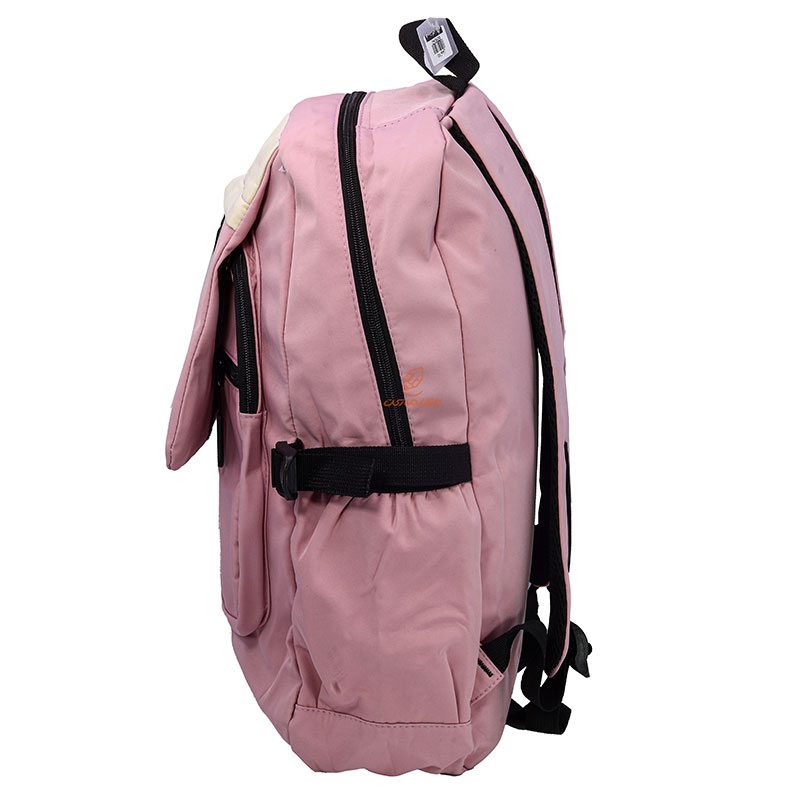 کوله پشتی دخترانه صورتی کرمی SUNDAY HAPPY (7)