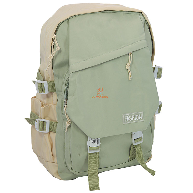 کوله پشتی دخترانه سبز پاستیلی فشن FASHION