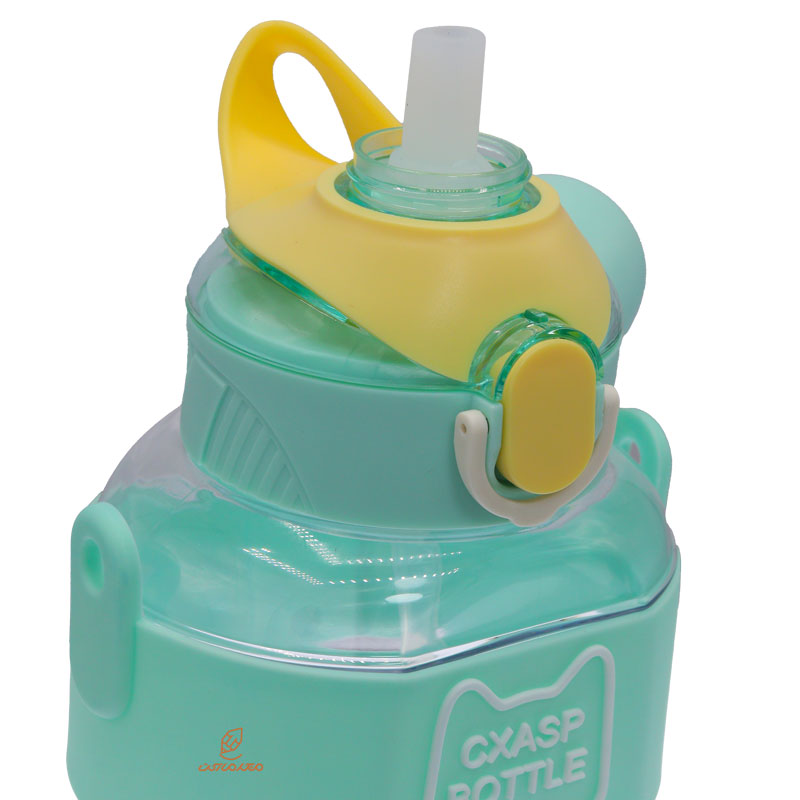 قمقمه نی دار 800 میل 386 سبز CXASP BOTTLE (4)