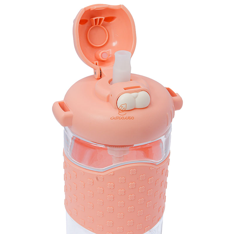 قمقمه فانتزی 480 میل 1356 گلبهی طرح گربه TRITAN (4)